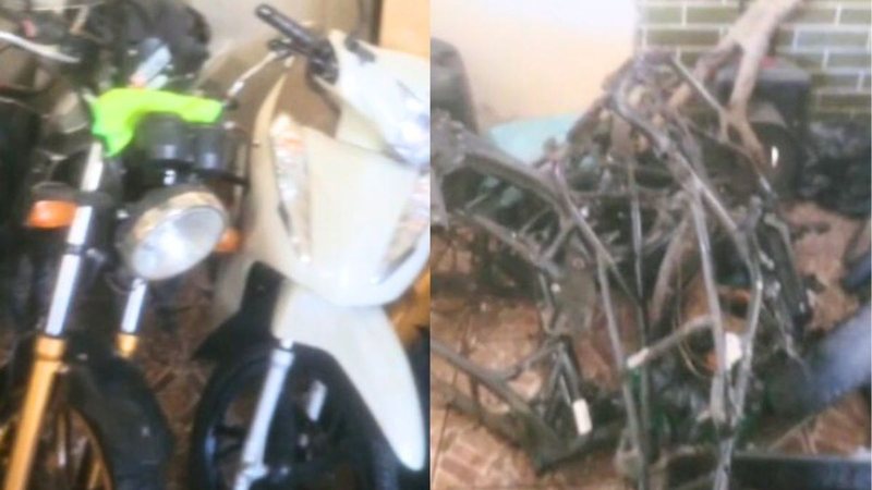 Após o flagrante, os itens foram recolhidos para perícia - SSP-SP