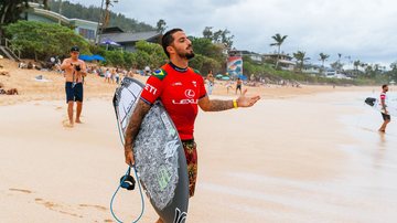 Filipe Toledo, de Ubatuba, conseguiu avançar para a terceira fase, no único dia de competição - Tony Heff/World Surf League