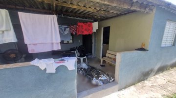 Casa na qual ocorreu o crime, no bairro Rio da Praia - Reprodução/Polícia Civil
