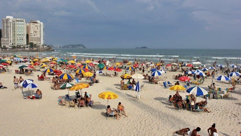 Até o momento, 45,21% dos leitos já foram reservados - Turismo Guarujá