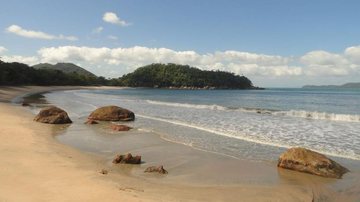 Praia da Domingas Dias reúne natureza, silêncio e mar calmo em Ubatuba