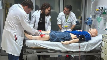 Laboratório de Habilidades e Simulação, para treinamento prático e simulações clínicas  (Foto: Cedida) - Divulgação / Unoeste