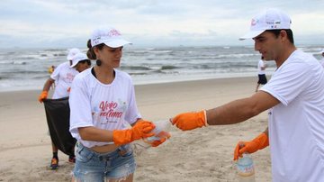 Atividade anual busca conscientizar a população sobre a importância de manter as praias limpas - Reprodução/Arquivo/Prefeitura de Itanhaém