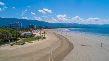 Três trechos da praia da Enseada, em Bertioga, estão impróprios ao banho - Prefeitura de Bertioga