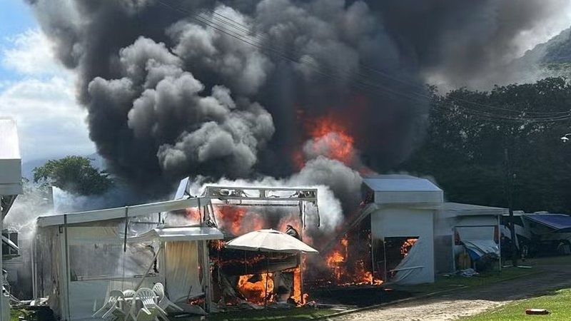Ainda não se sabe as causas do incêndio - Reprodução/Internet