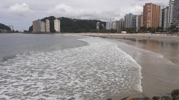 Próximos dias devem ser predominantemente nublados no litoral de SP - Esther Zancan