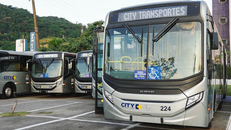 Prefeitura alega uma série de problemas no serviço da City Transporte - Hygor Abreu/Prefeitura do Guarujá
