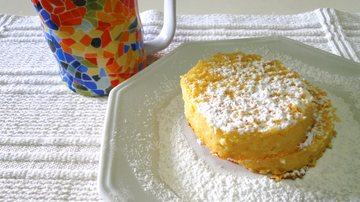 Bolo de curau, muito cremoso e com uma casquinha suave por fora - Produção e fotos: Fernanda Lopes