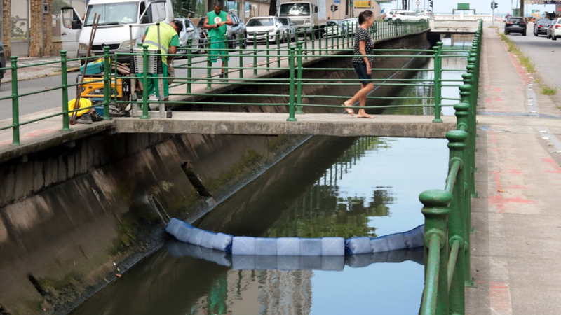 Novo equipamento está na avenida Almirante Cochrane, dentro do canal 5 - Francisco Arrais/Prefeitura de Santos