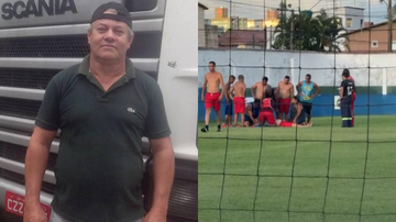 Marcelo começou a ser socorrido ainda no campo, com massagens de reanimação cardiopulmonar - Reprodução/Redes Sociais