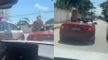Flagrante ocorreu na avenida Miguel Alonso Gonzalez, no bairro Jardim Las Palmas - Reprodução/Instagram/@edinaldosilva013