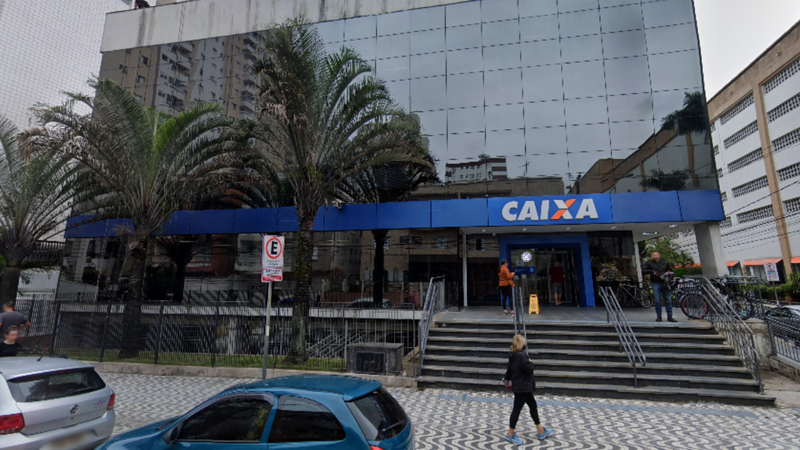 Simulação na Caixa Econômica Federal é prevista para começar às 22h e terminar até 00h30 - Reprodução/Google Street View