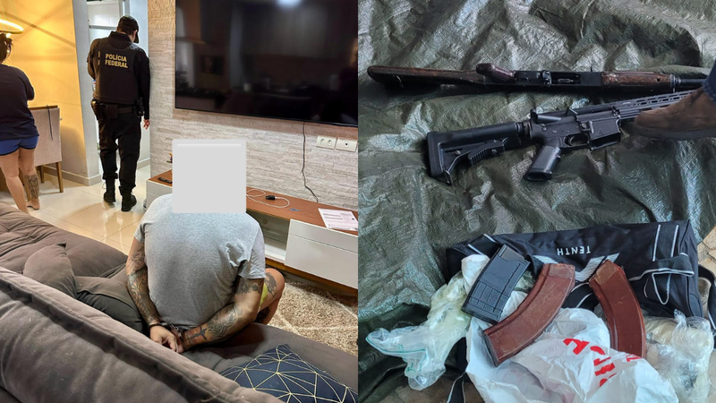 Armas foram apreendidas em Portugal, por meio de acordo de cooperação internacional - Divulgação/Polícia Federal