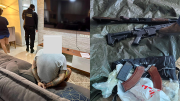 Armas foram apreendidas em Portugal, por meio de acordo de cooperação internacional - Divulgação/Polícia Federal