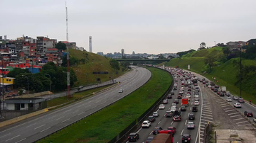 Rodovia dos Imigrantes registra lentidão, em direção à capital - Reprodução/Artesp