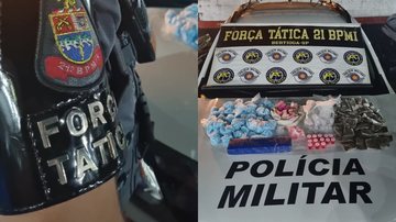 Operação ocorreu durante patrulhamento da Força Tática do 21°BPM/I - Divulgação/Conseg Bertioga