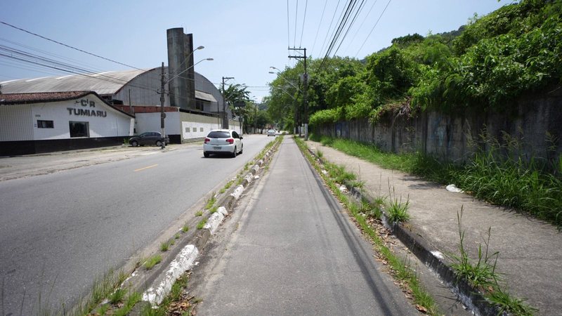 Revitalização na ciclovia também contemplará drenagem e nova sinalização de solo - Prefeitura de São Vicente