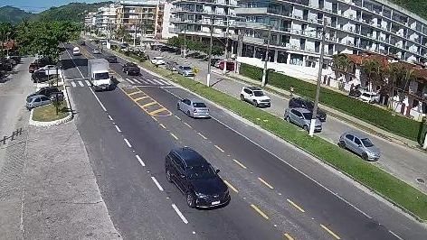 Km 55 da rodovia Rio-Santos, em Ubatuba - DER-SP