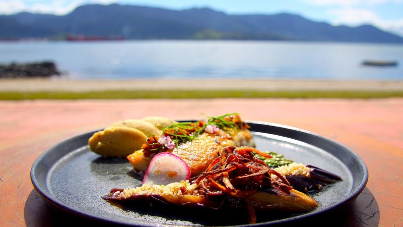 Pesca do dia, do Nyáw Casual Eatery, do chef Daniel Quispe - Reginaldo Pupo
