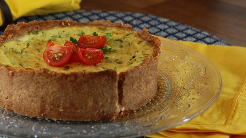 Quiche integral de verduras; consumo frequente de alimentos ricos em nutrientes é essencial para a saúde - Produção e fotos: Fernanda Lopes