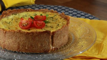 Quiche integral de verduras; consumo frequente de alimentos ricos em nutrientes é essencial para a saúde - Produção e fotos: Fernanda Lopes