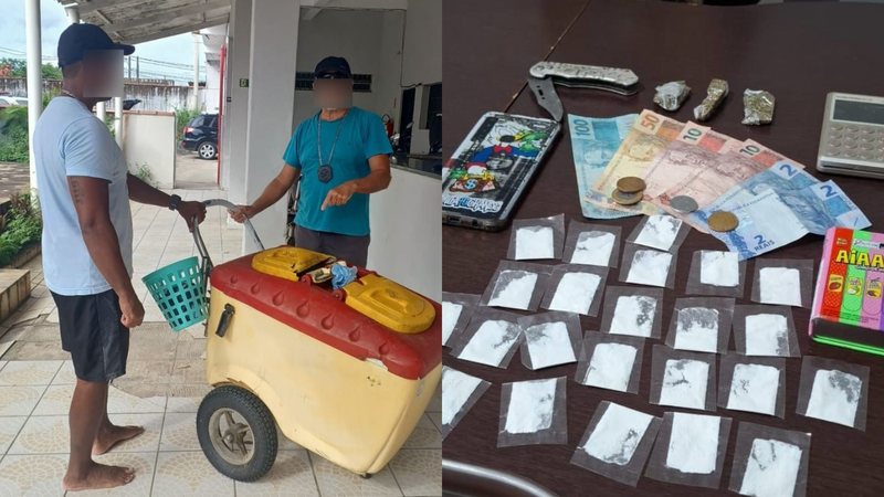Policiais disfarçados de turistas descobrem tráfico em carrinho de sorvete no litoral de SP