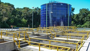 Sistema de saneamento básico autônomo na Riviera, em Bertioga - Divulgação