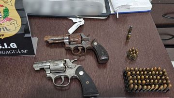 Operação foi executada por policiais civis do 1º DP de Mongaguá com apoio da delegacia sede - Divulgação/Polícia Civil