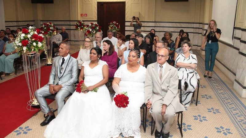 Casamento comunitário é a chance para quem não tem condições de arcar com os custos deste sonho - Carlos Nogueira/Prefeitura de Santos