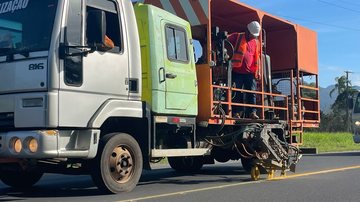 Concessionária recomenda que os motoristas devem redobrar a atenção ao trafegar pelos trechos em obras - Divulgação/CNL