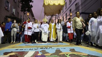 Quadros artísticos sustentáveis serão confeccionados por paróquias de Praia Grande - Divulgação/Prefeitura de Praia Grande