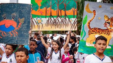 Clorofila promove o ensino da consciência ecológica de forma integrada, com alunos, educadores e comunidade - Divulgação/Clorofila