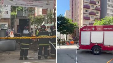 Acidente ocorreu na rua Coronel Cândido Gomes - Reprodução/Viver em Santos e Região