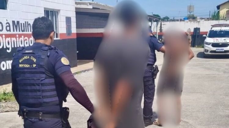 A Guarda Civil deteve os dois suspeitos na tarde de domingo (13) - Divulgação/Prefeitura de Bertioga