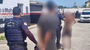 A Guarda Civil deteve os dois suspeitos na tarde de domingo (13) - Divulgação/Prefeitura de Bertioga