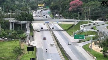 Rodovia dos Tamoios tem boas condições de tráfego nesta manhã de terça-feira (22) - Imagem ilustrativa/Concessionária Tamoios