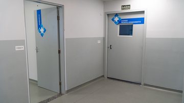 Hospital Santa Teresinha fica ao lado da praça Vicente Molinari, no Centro - Divulgação/Diego Bachiéga/Prefeitura de Bertioga