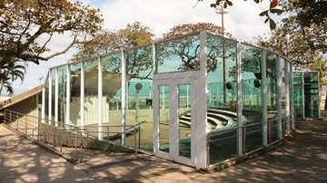 Concha Acústica fica no jardim da orla da praia de Santos, na altura do canal 3 - Prefeitura de Santos