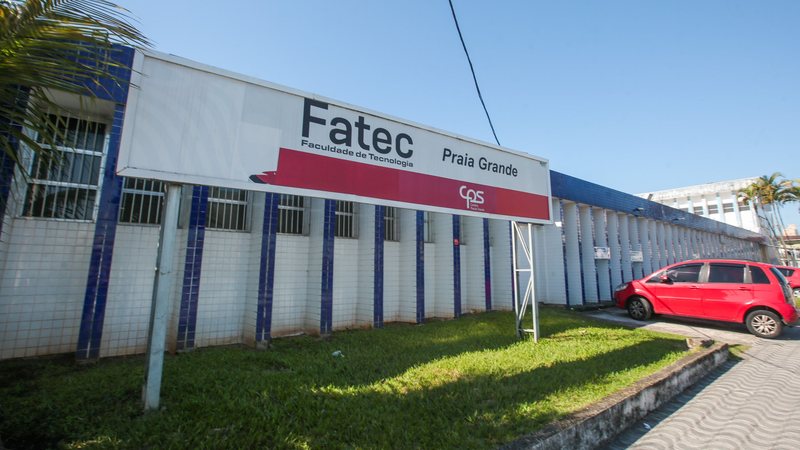 Fatec de Praia Grande fica na praça 19 de Janeiro, no bairro Boqueirão - Prefeitura de Praia Grande