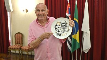 Pepe é um dos maiores ídolos do Santos Futebol Clube - Henrique Teixeira/Prefeitura de Santos