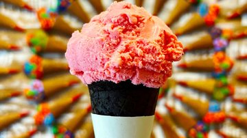 Uma das delícias, da Sorvete Finlandês, gelateria que participa do festival - Divulgação