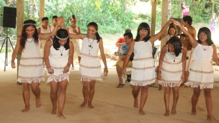 Festival é promovido pela própria comunidade guarani Mbya - Reprodução/Prefeitura de Ubatuba