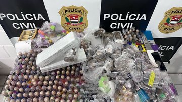 Homem foi encaminhado para a cadeia pública de Guarujá - Divulgação/Polícia Civil