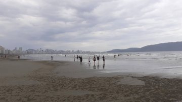 Praia do José Menino, em Santos