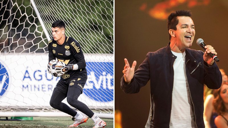 Cantor Regis Danese cobra ‘dívida’ de goleiro do Santos, de quando o atleta tinha apenas 13 anos