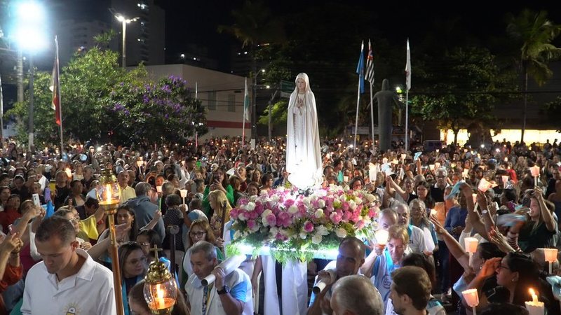 Imagem de Nossa Senhora de Fátima em Guarujá