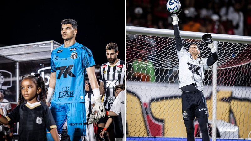 Gabriel Brazão, do Santos, é o goleiro com mais defesas no mundo em 2025
