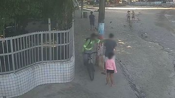 Câmeras da prefeitura flagraram o momento do crime e ajudaram a mapear a movimentação do suspeito - Divulgação/Prefeitura de São Vicente