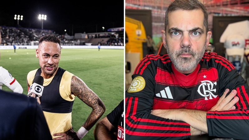 Neymar desmente jornalista sobre interesse em jogar no Flamengo: “Fala o que quiser para ter mais hype”