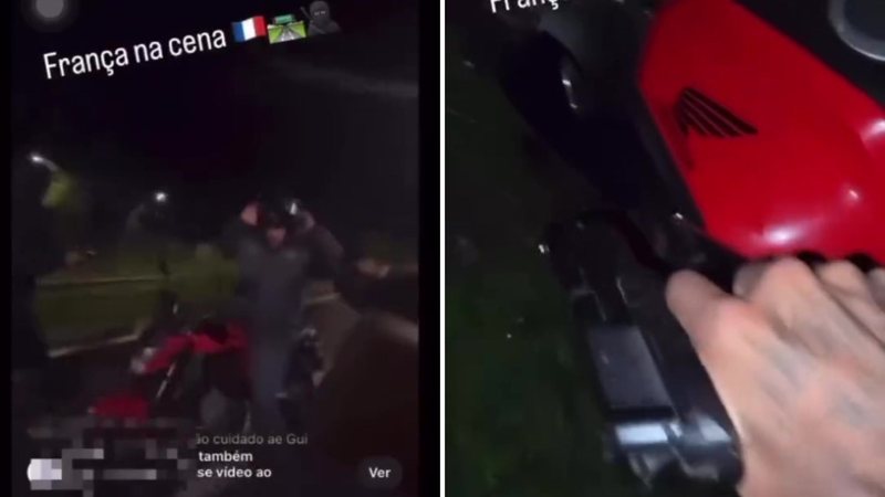 Grupo age de forma violenta em vídeo - Reprodução/Redes sociais